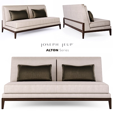 Modern Comfort: Joseph Jeup Alton Sofa 3D model image 1 