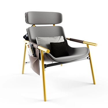 EzyChair: Ultimate Comfort for Recreation 3D model image 1 