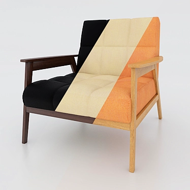 Sleek Modern GW Chair 3D model image 1 