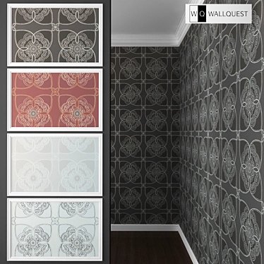 Nova-5 Wallpaper: Stylish and Versatile Wall Decor 3D model image 1 