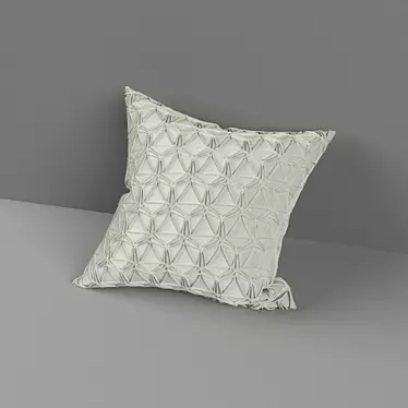 Cozy Feather-Down Cerci Pillow 3D model image 1 