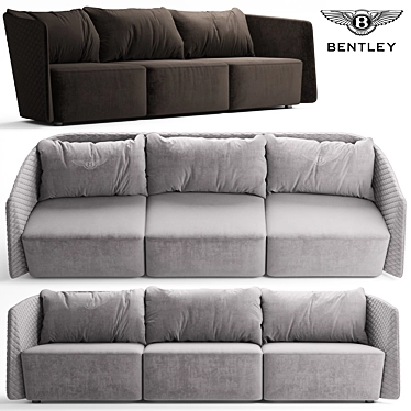 Butterfly Bentley Sofa 3D model image 1 