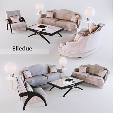 Elledue Gaspare: Exquisite Italian Furniture 3D model image 1 