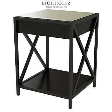 EICHHOLTZ Beverly Hills Bedside Table: Elegant and Stylish 3D model image 1 