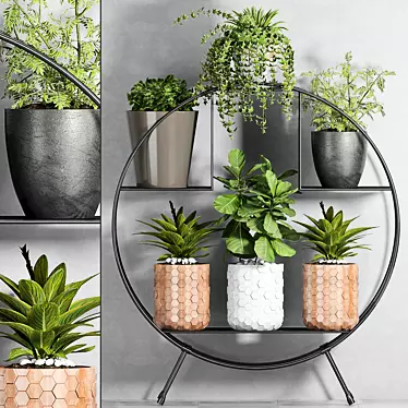 Greenery Haven - Urban Planter Set 3D model image 1 