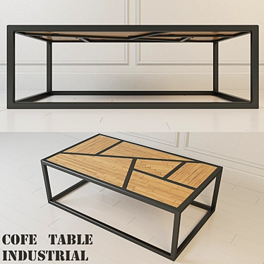 Modern Coffee Table: Sleek Design & Premium Materials 3D model image 1 