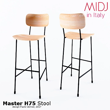 Master H75 Stool by MIDJ in Italy