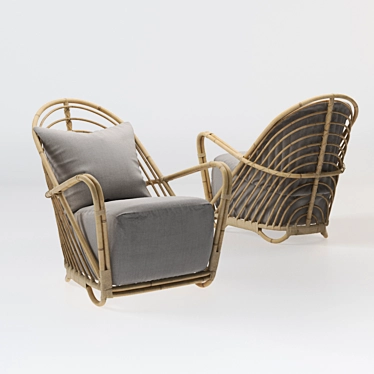 Title: Arne Jacobsen Charlottenborg Chair 3D model image 1 