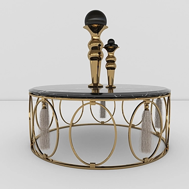 Sleek & Stylish Dolfi Coffee Table 3D model image 1 