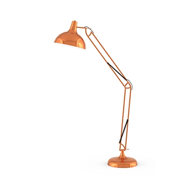 BORGILLIO Copper Floor Lamp 3D model image 1 