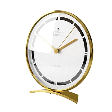Art Deco Junghans Mantel Clock 3D model image 1 