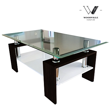 Sleek Venge Coffee Table - CT-52 3D model image 1 