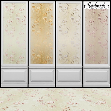 Seabrook Elysium-8: Timeless Elegance for Your Walls 3D model image 1 