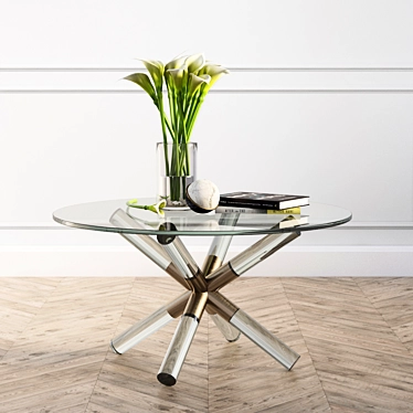 Celestial Style: Pavlova Coffee Table 3D model image 1 