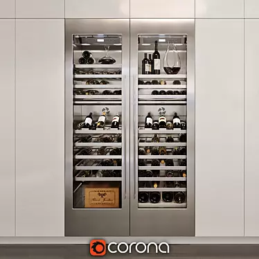 Gaggenau RW 464 Wine Fridge 3D model image 1 