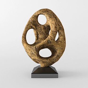 3D Scanned Stone Sculpture 3D model image 1 
