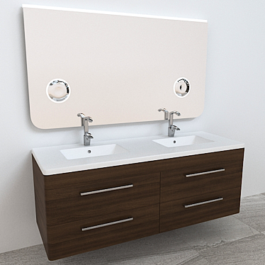 Bathroom cabinet Cocoa Brown