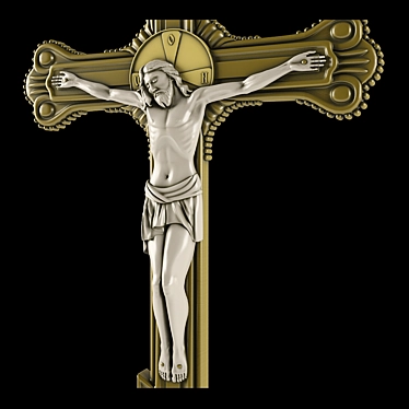 Crucified Christ: Raspya 3D model image 1 