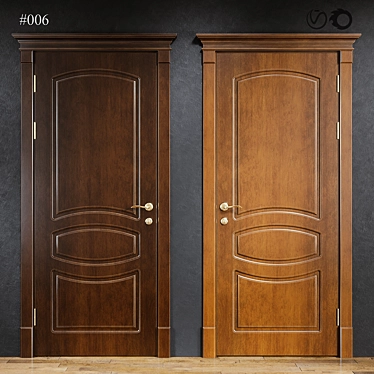 Classic Elegance Door #006 3D model image 1 