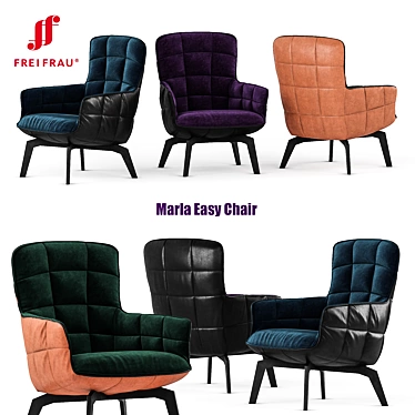 Elegant Freifrau Marla Chair 3D model image 1 