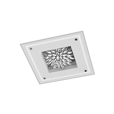 Elegant Wall & Ceiling LED Light 3D model image 1 