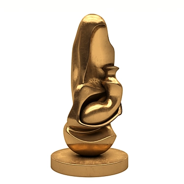 Sculpture "Mother and Child" by Henry Moore 3D model image 1 