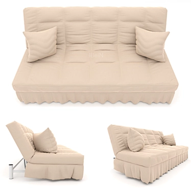  Convertible Sofa Bed - Stylish and Versatile 3D model image 1 