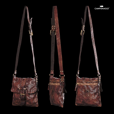 Vintage-inspired Campomaggi Lavata Bag 3D model image 1 