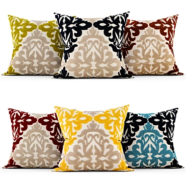 Stylish Cushions for Chic Home 3D model image 1 