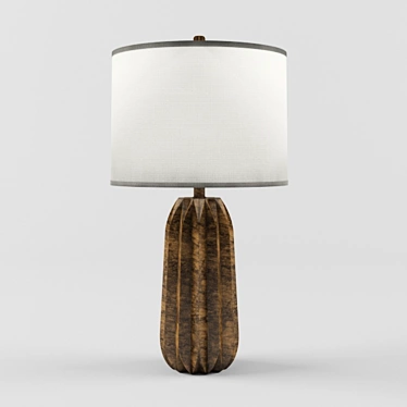 Elegant Khalil Table Lamp: Perfect for Modern Decor 3D model image 1 