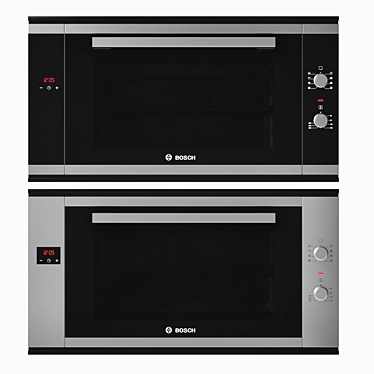  Sleek 90cm Built-in Oven - Bosch S6 3D model image 1 