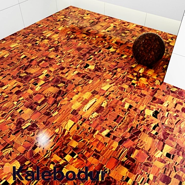 Tiger Eye Porcelain Tiles 3D model image 1 