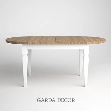 Garda Decor Dining Table - Elegant and Functional 3D model image 1 