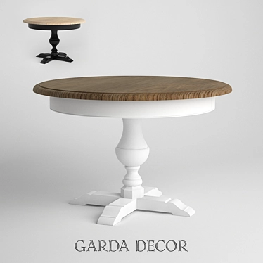 Garda Decor Dining Table 3D model image 1 