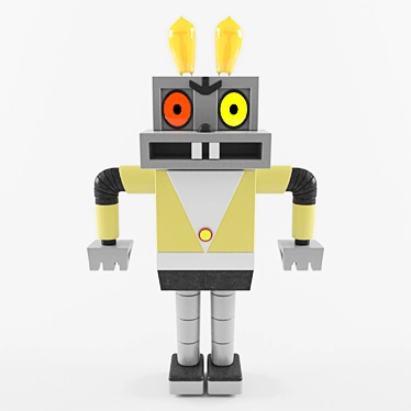 Soviet Cartoon Robot 3D model image 1 