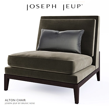 Alton Chair: Classic Comfort with Joseph Jeup 3D model image 1 