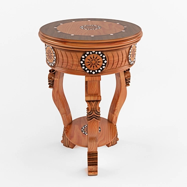 Exquisite Middle Eastern Coffee Table 3D model image 1 