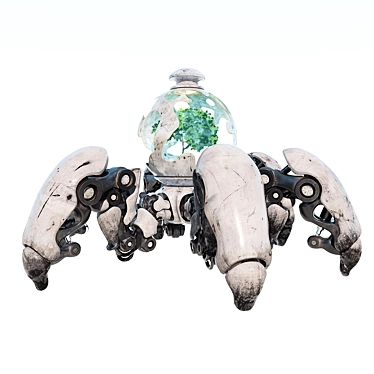 Desert Plant Delivery Robot 3D model image 1 