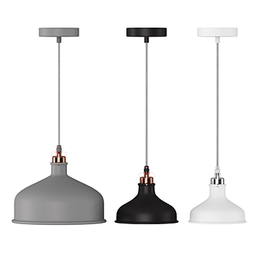 Camelion Amsterdam Pendant Lights 3D model image 1 