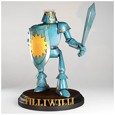 Tilli-Willi: The Mighty Iron Knight 3D model image 1 