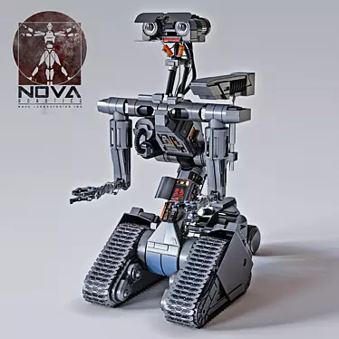 Johnny 5 Smoothing Robot 3D model image 1 