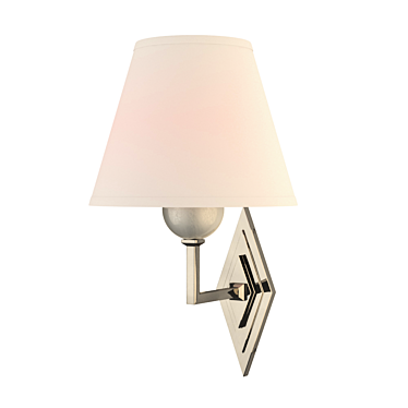 Elegant Bettina Single Sconce 3D model image 1 