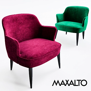 Maxalto Febo Chair - Elegant and Comfortable 3D model image 1 