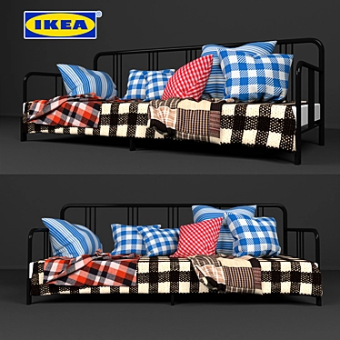 FIRESDAL Bed Frame 3D model image 1 