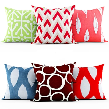 Title: Stylish Cushions for Elegant Décor 3D model image 1 