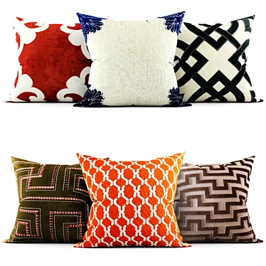 Cozy Cushions for Stylish Spaces 3D model image 1 