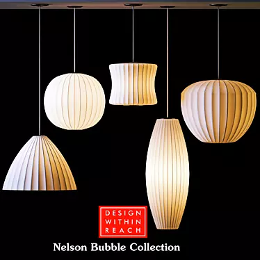 Modern Bubble Ceiling Light 3D model image 1 