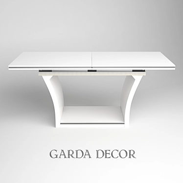 Garda Decor Extendable Dining Table 3D model image 1 