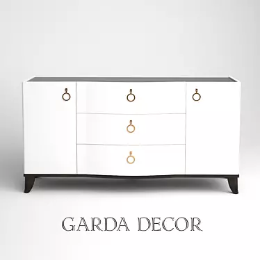 Garda Decor Chest of Drawers 3D model image 1 