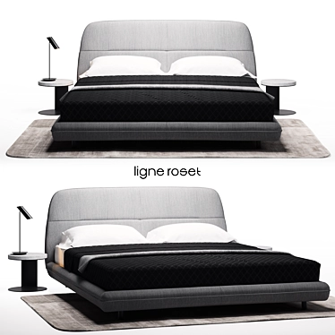 Ultimate Comfort King Size Bed 3D model image 1 